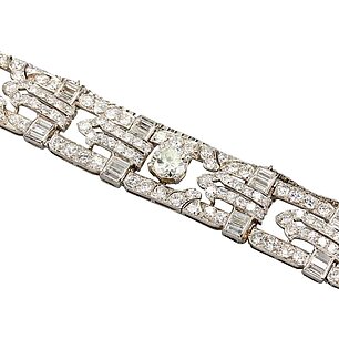 Armband mit Brillanten (ca. 13,8ct), Weißgold 750er