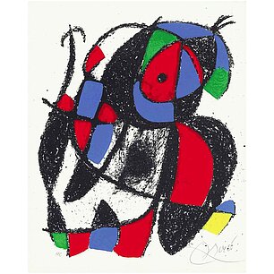 Joan Miró Farblithografie